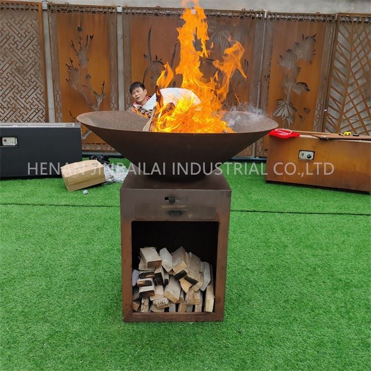 Barbecue in Corten