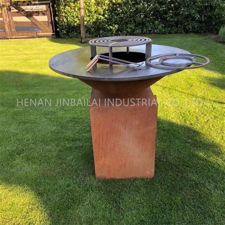 Barbecue in Corten