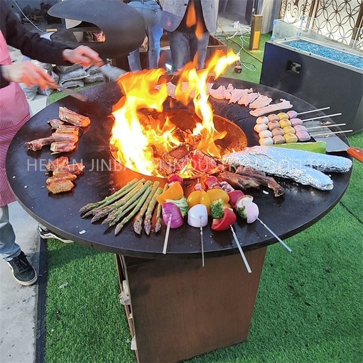 Barbecue in Corten