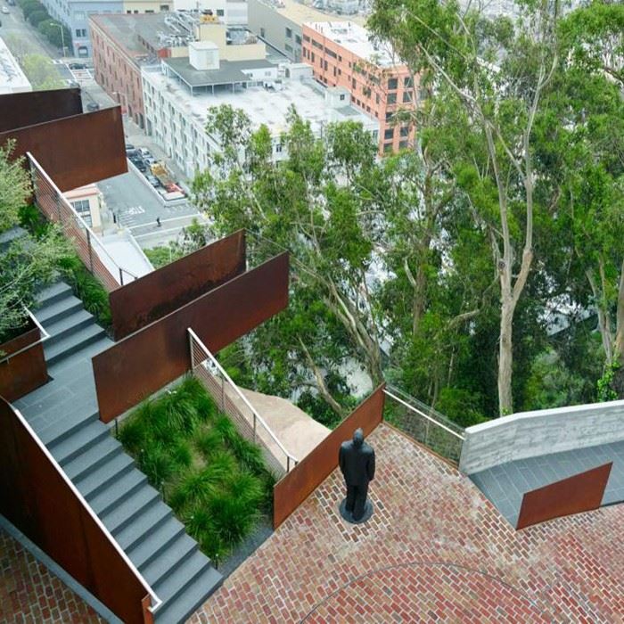 Geometry Corten Steel Sculpture