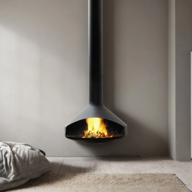 Hanging Fireplace Real Fire Suspended Fireplace