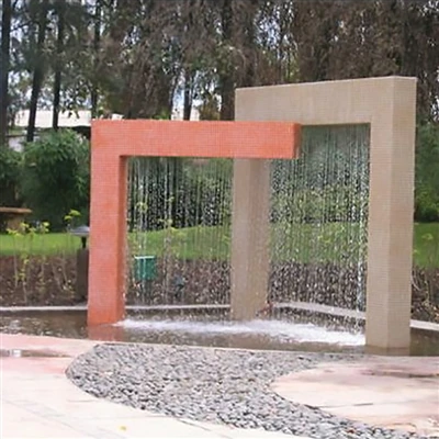 Fontana verticale della parete dell'acqua della decorazione