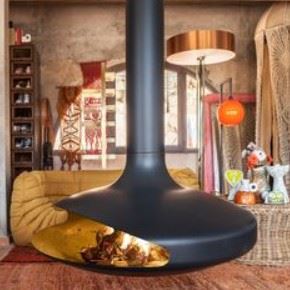 Indoor Household Suspended Fireplace