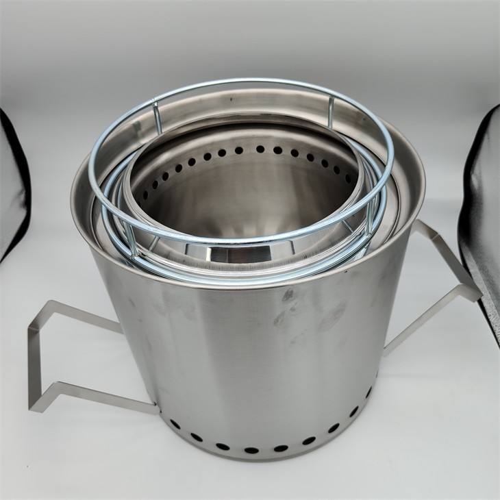 Stainless Steel Serenity Solo Ember Haven Solo Stove