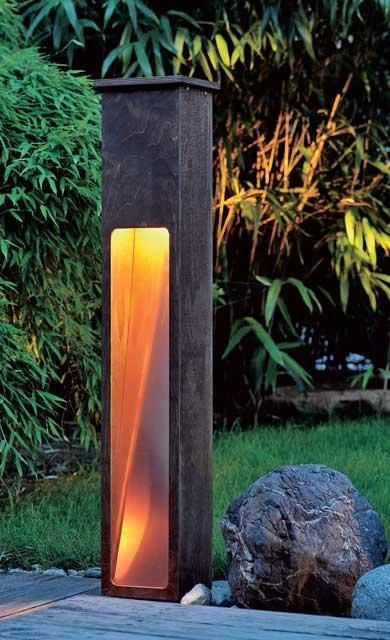 Corten Steel Garden Roadside Light