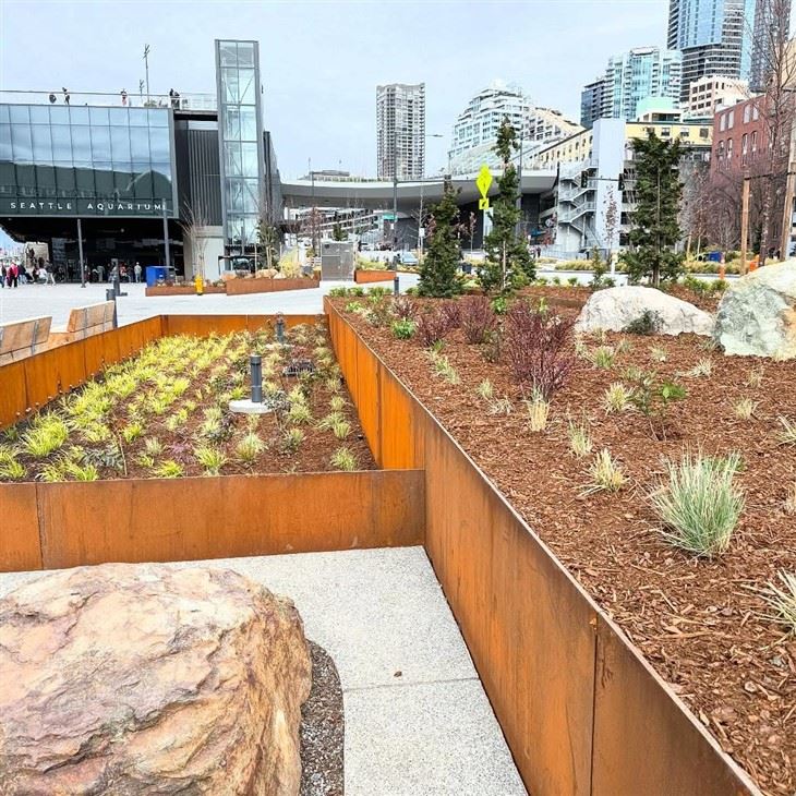 Flexible Corten Steel Garden Edging Fence suppliers