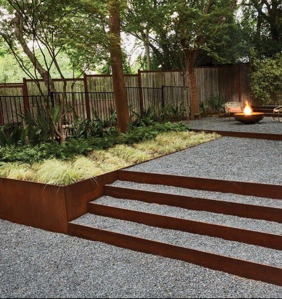 Flexible Corten Steel Garden Edging Fence factory