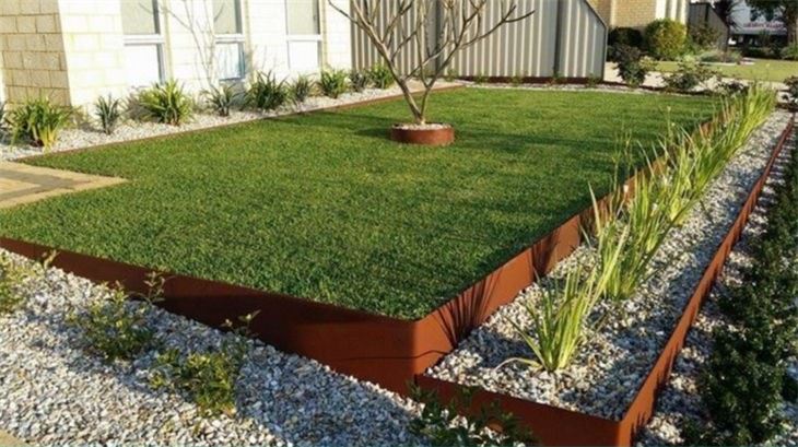 Flexible Corten Steel Garden Edging Fence best
