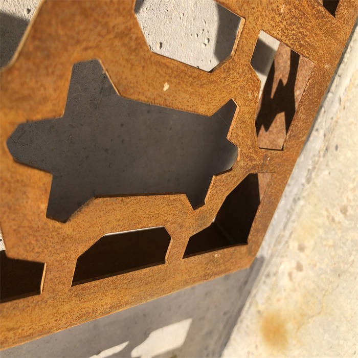 Garden Decorative Screen Corten Steel Panel